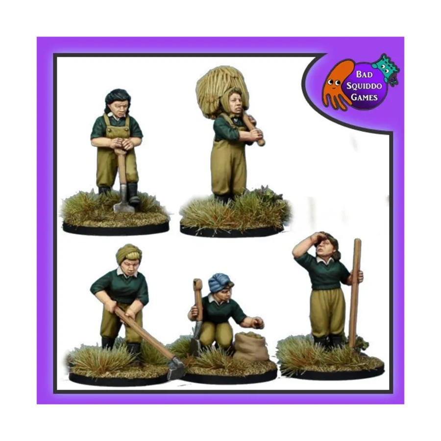 

Женская сухопутная армия - за работой, Women of WW2 - British (28mm)