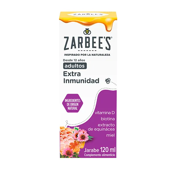 

Биологически активная добавка Jarabe Adultos Extra Inmunidad Zarbees, 120 ml