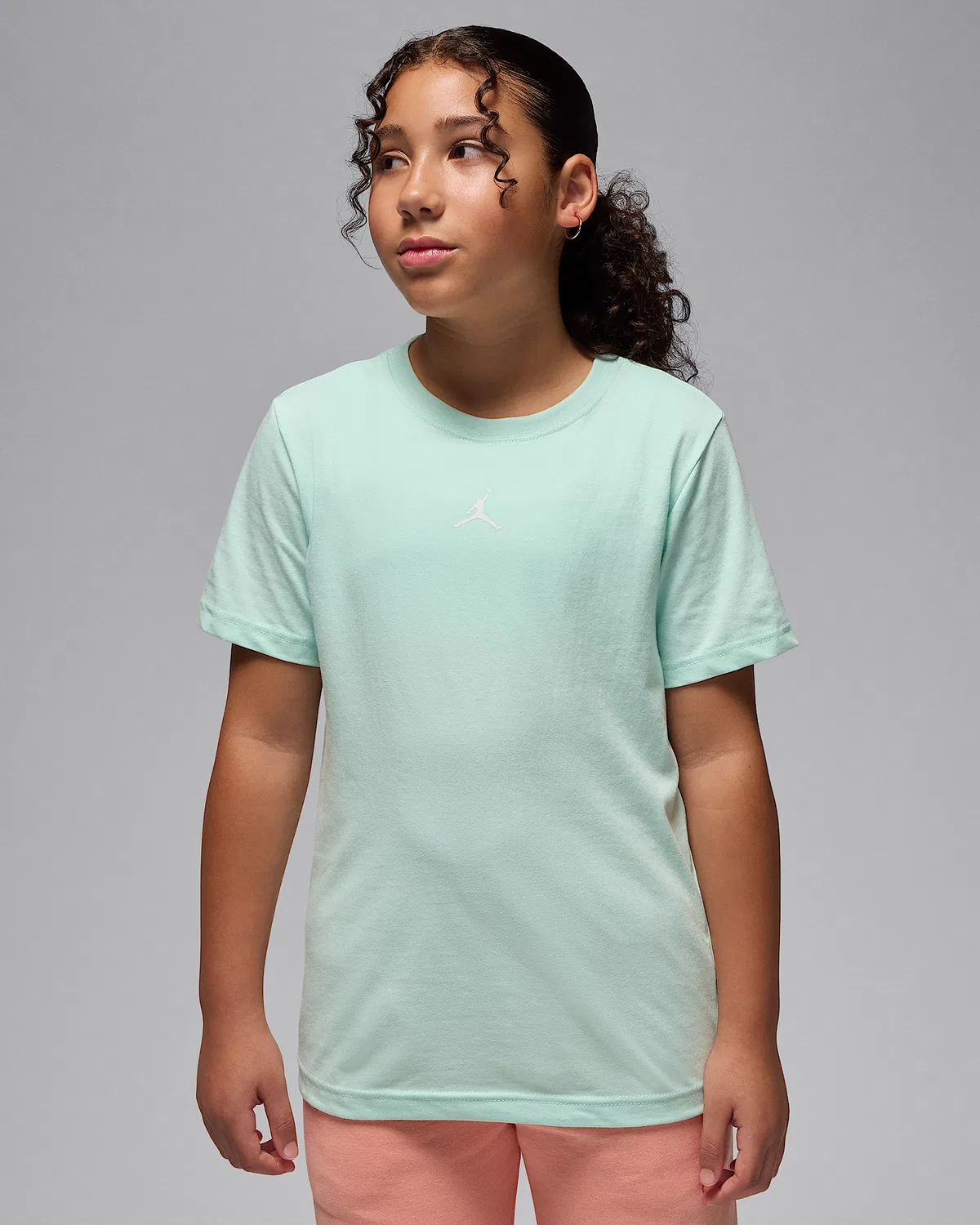 Детская футболка Jordan Sport Dri-FIT Big Kids' Core T-Shirt, Igloo