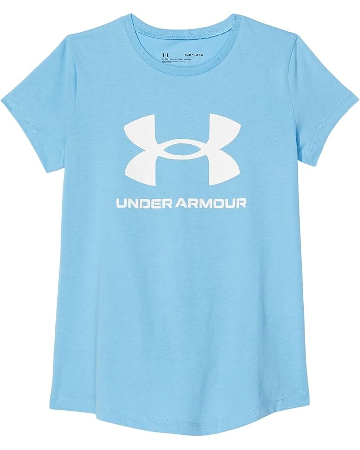 

Футболка Under Armour Kids Live Sportstyle Graphic Tee, цвет Tonic/White