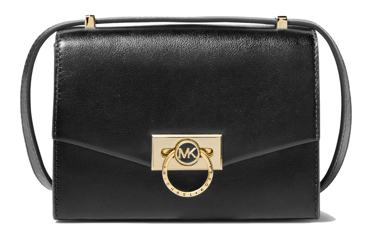 

MICHAEL KORS Сумка Hendri Leather Crossbody, женская, через плечо, черная