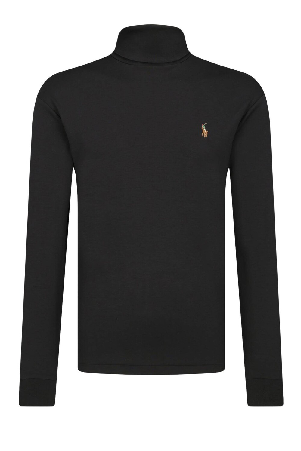 

Лонгслив POLO RALPH LAUREN slim fit, черный