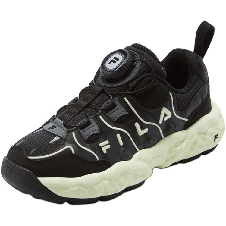 FILA KIDS Heritage FHT низкие баскетбольные кроссовки Black детские — фото 4