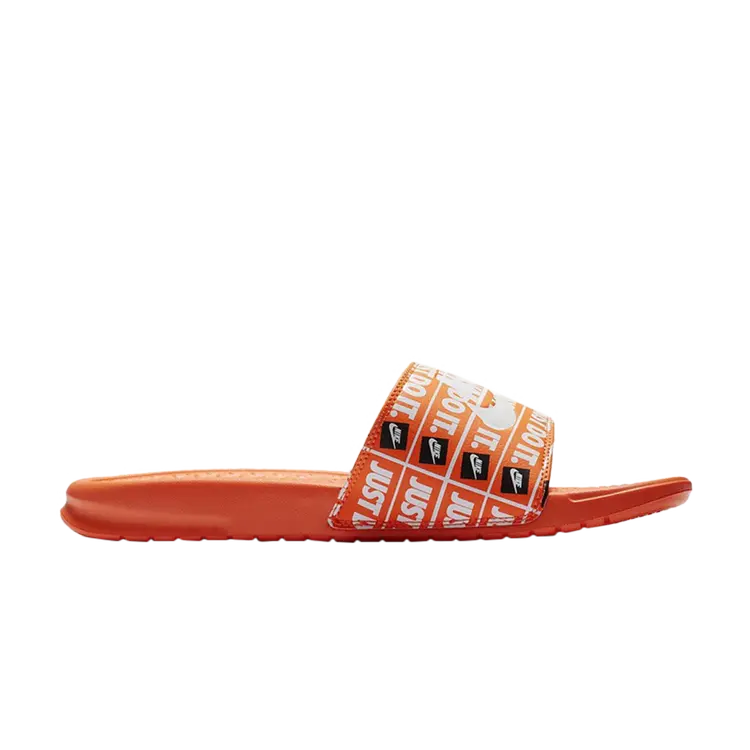 

Кроссовки Nike Benassi JDI Print 'Cone', оранжевый