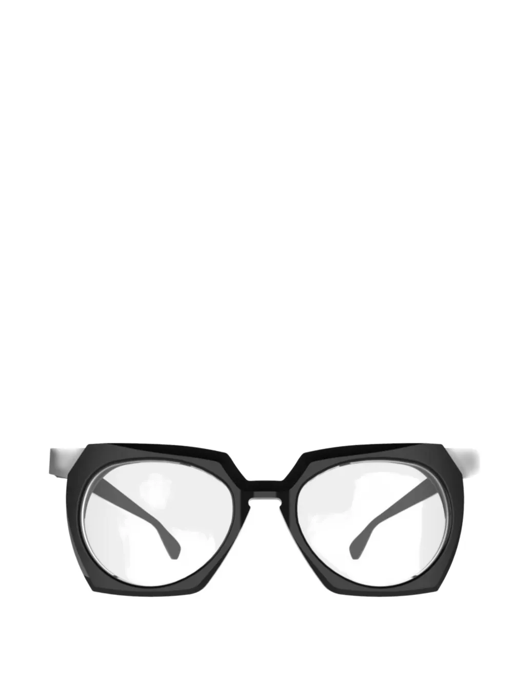 

Солнцезащитные очки с геометрической оправой Pugnale, черный