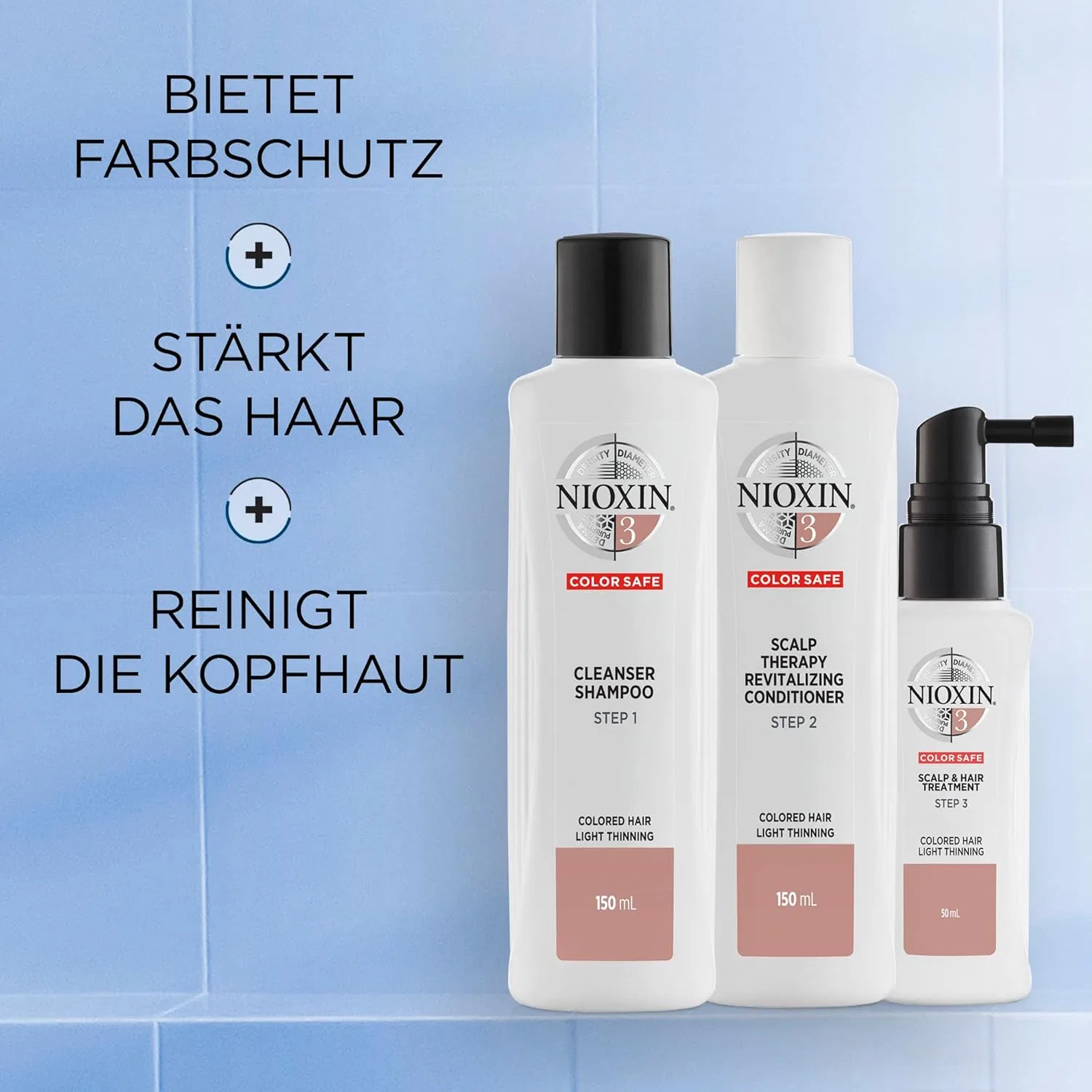 Набор для ухода за окрашенными редеющими волосами System 3 от NIOXIN Nioxin — фото 3