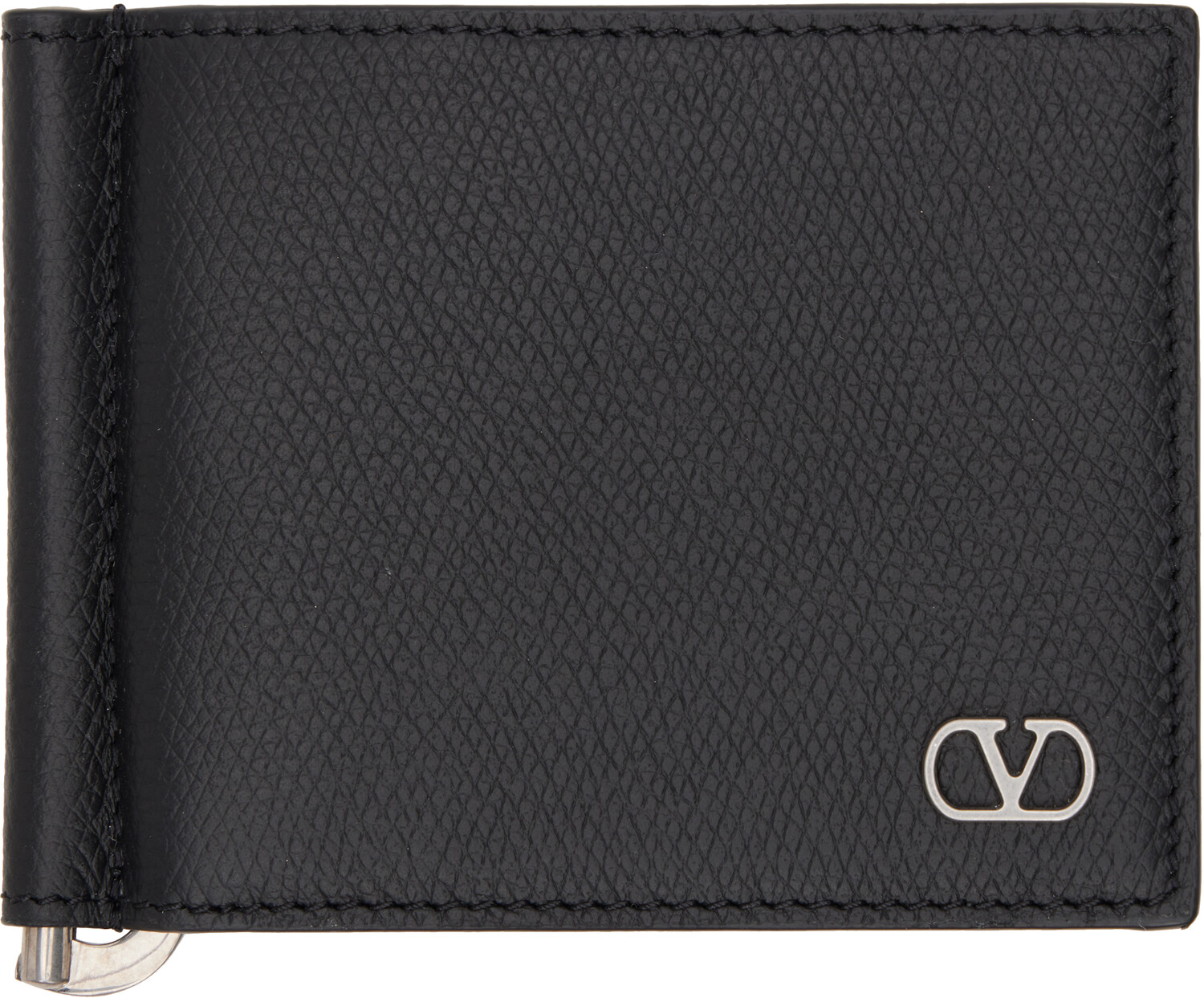

Черный фирменный кошелек VLogo Valentino Garavani