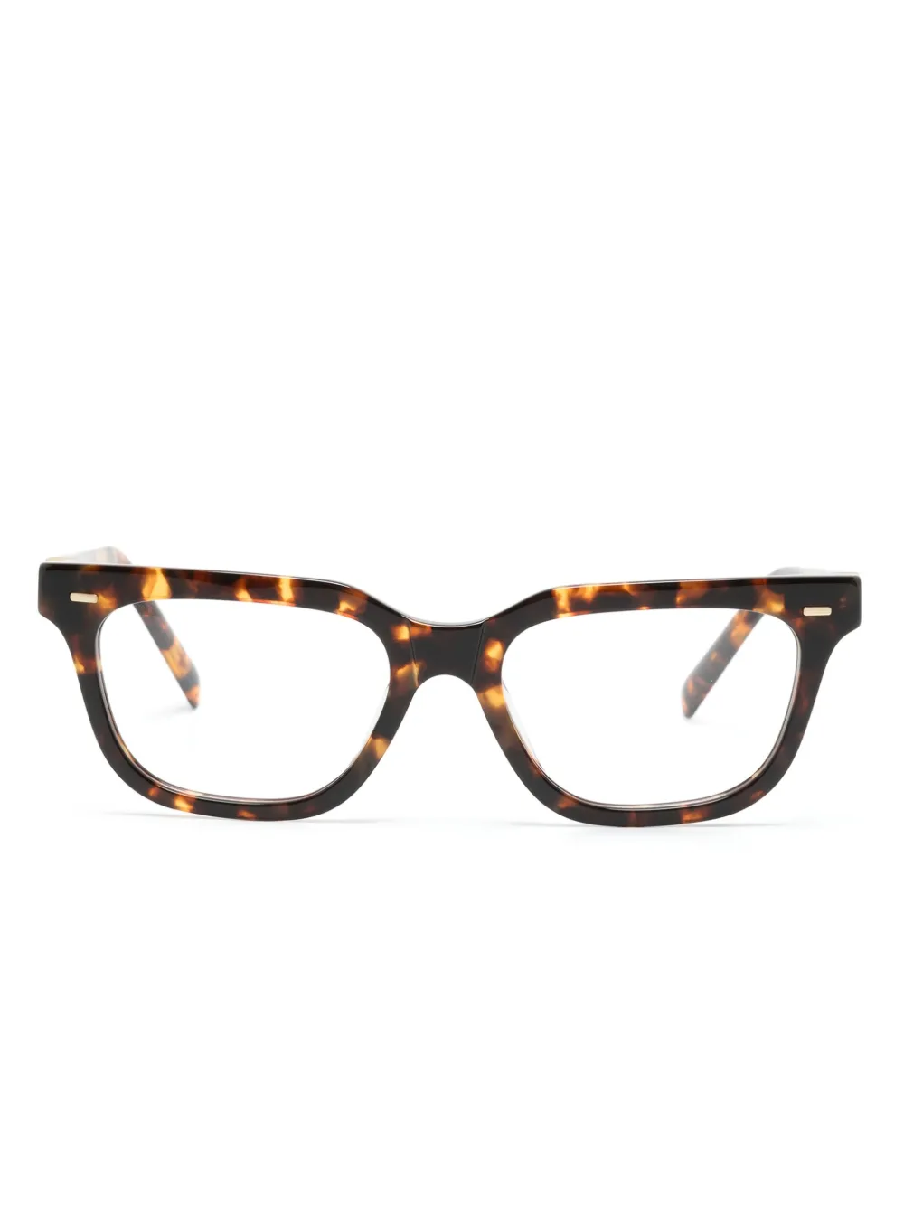 

Очки в прямоугольной оправе черепаховой расцветки Miu Miu Eyewear, коричневый