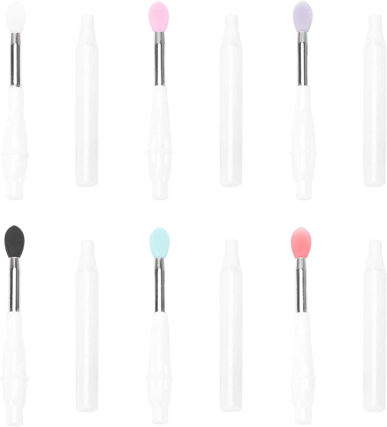 Силиконовая кисть для губ 6 шт Beaupretty белый