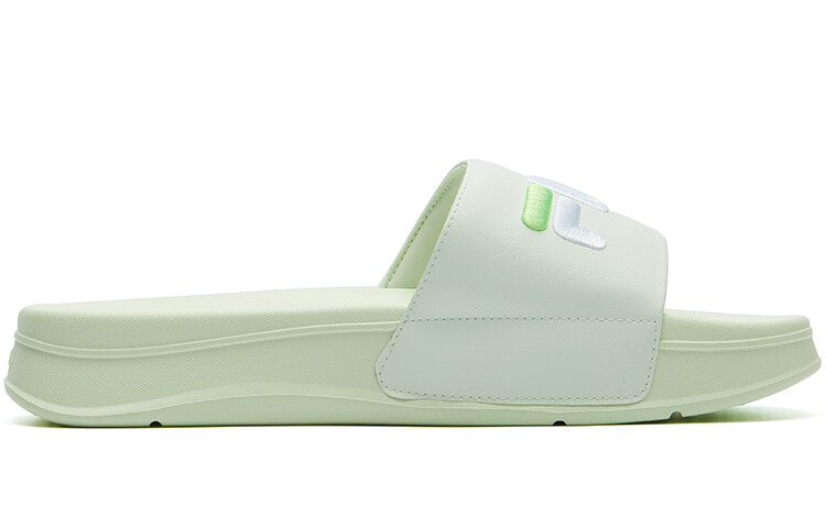 Шлепанцы и сланцы FILA Minimalistic Casual Beach Green Slippers Women's — фото 2