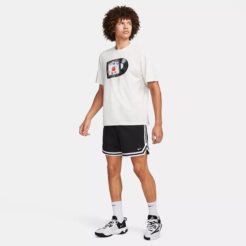 Мужские баскетбольные шорты из тканого материала Nike Dri-FIT DNA UV 6 дюймов, черный — фото 2