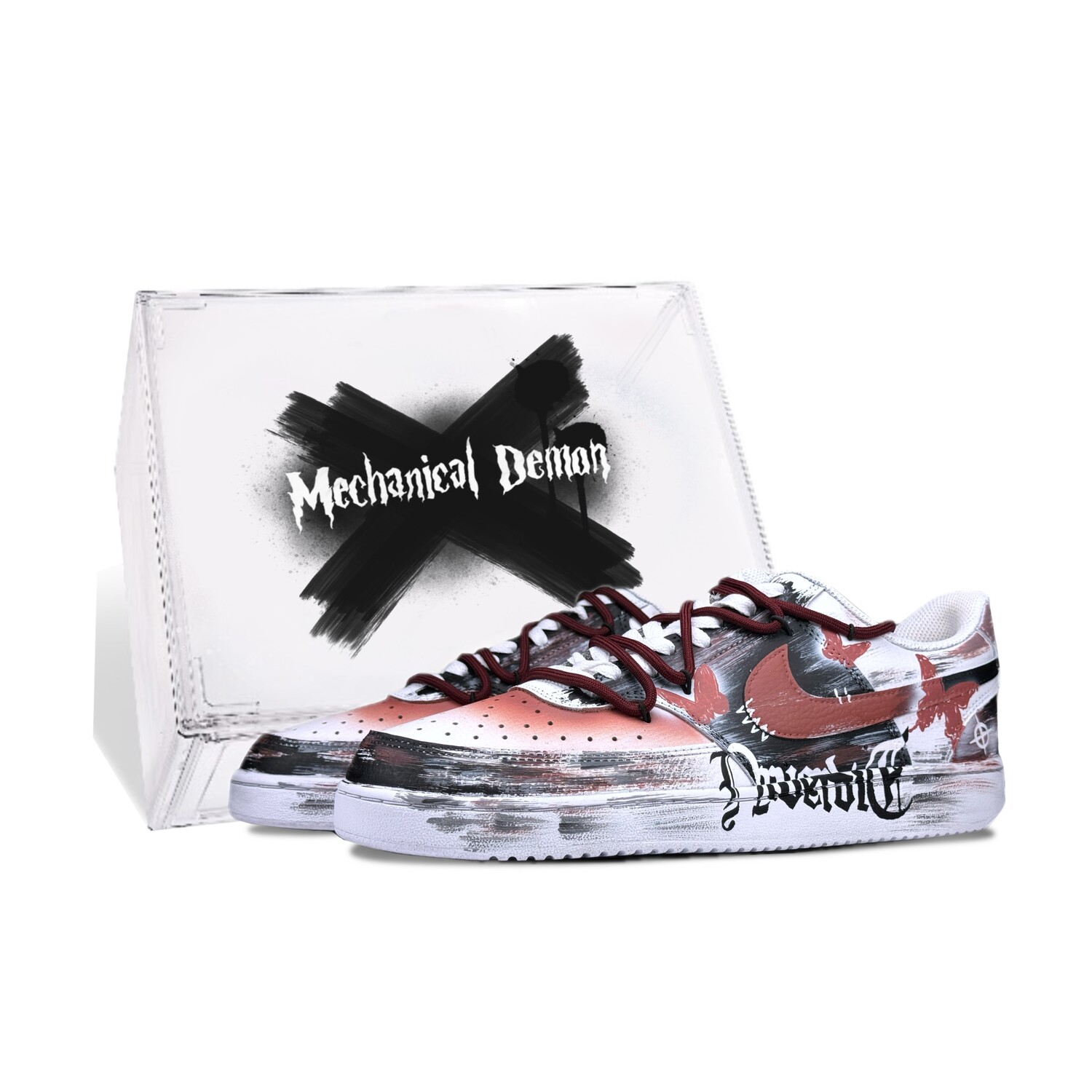 

Кроссовки Nike Court Vision 1 Skateboarding Shoes Unisex Low-top Brown/White, цвет Chestnut