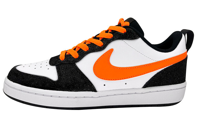 

Кроссовки Nike Court Borough Skateboarding Shoes Women's Low-top Black/white/orange, черный