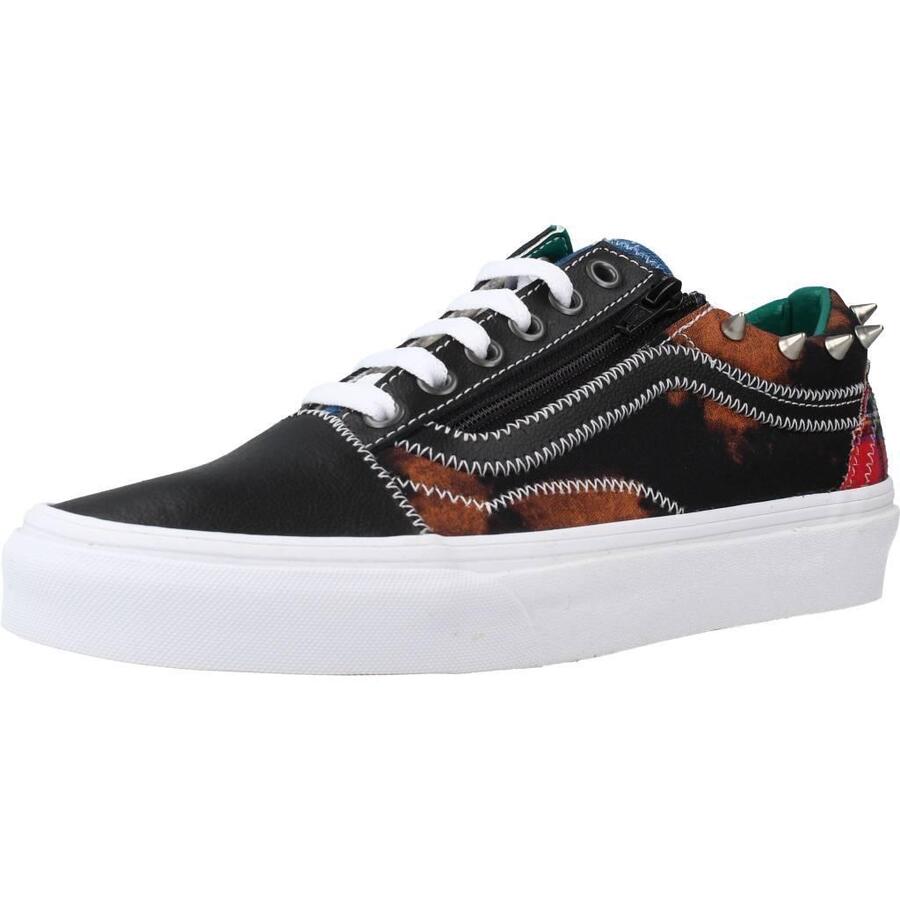 Кроссовки Vans модель Ua Old Skool Zip цветной анималистичный принт
