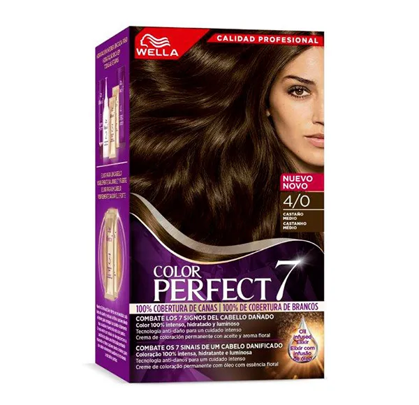 

Перманентное окрашивание Tinte Color Perfect Color Perfect 7, цвет castaño medio