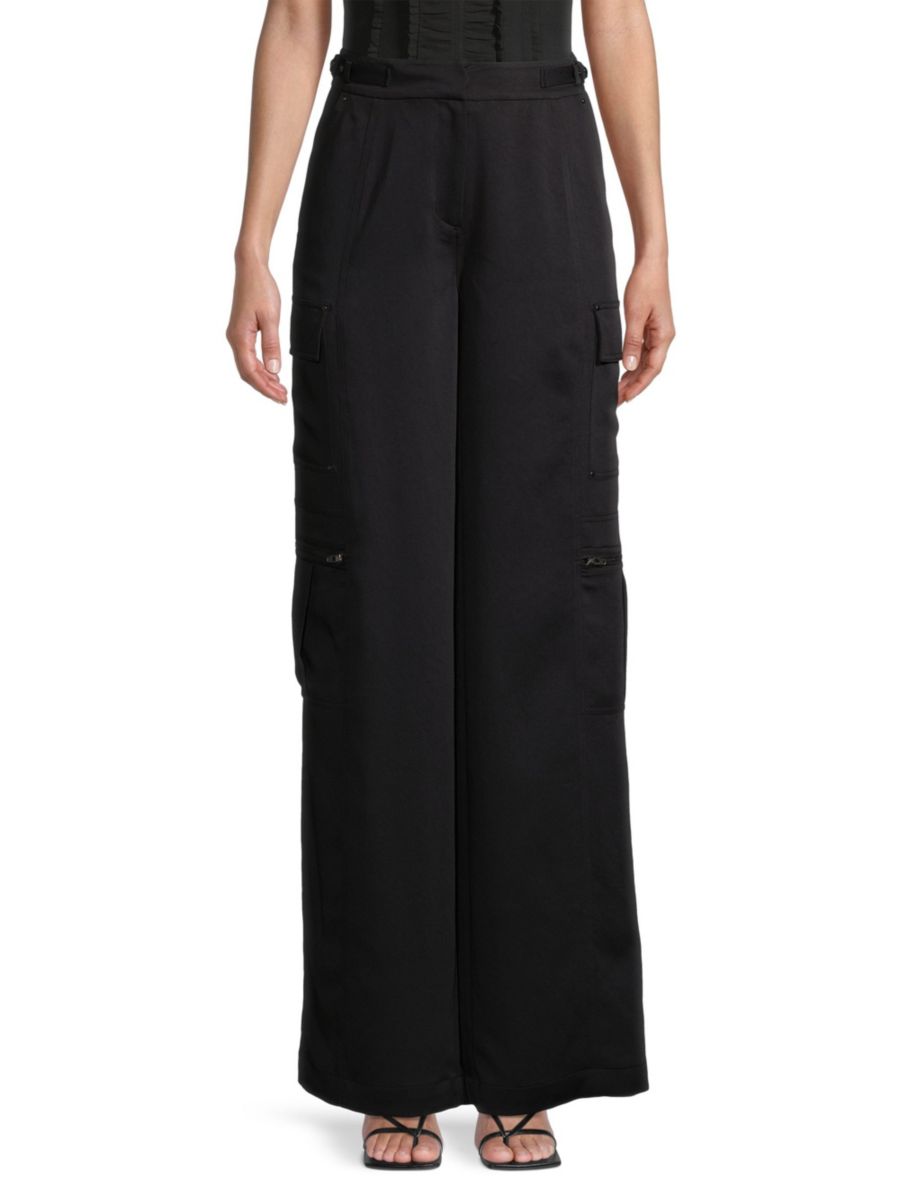 

Широкие брюки-карго Jason Wu, черный