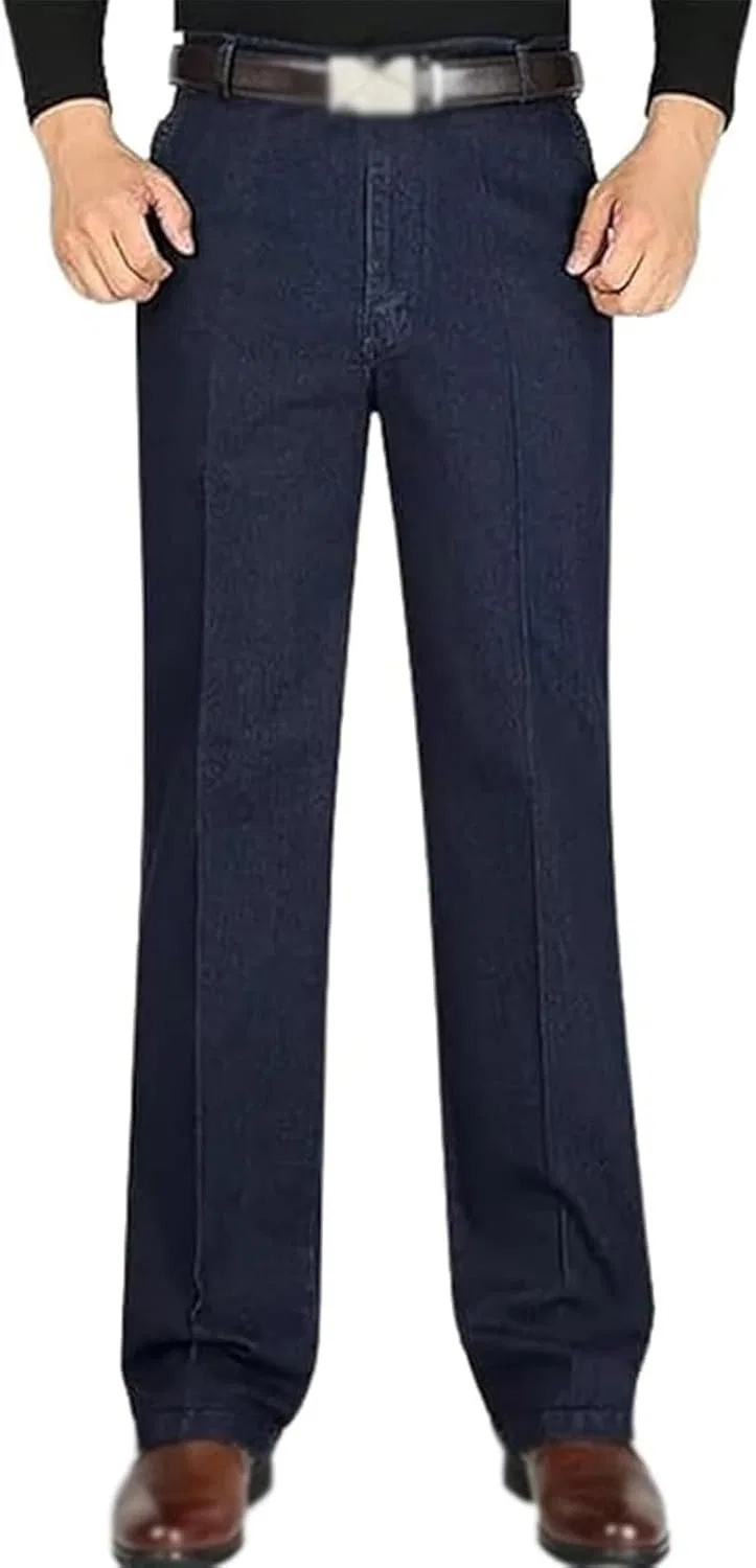 Джинсы прямого кроя, Classic Straight Fit Stretch, Thin Dark Blue
