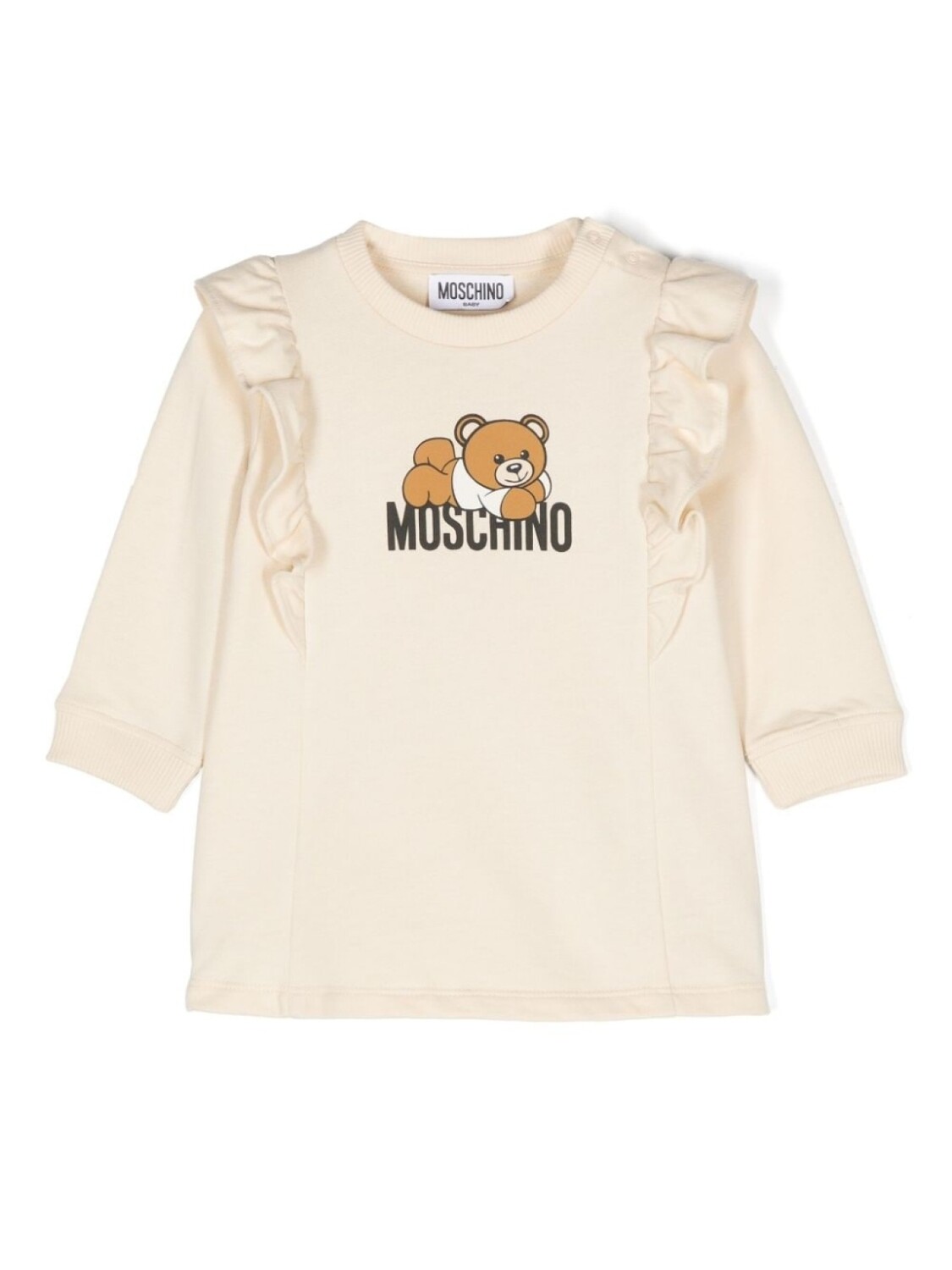 

Moschino Kids платье с принтом Teddy Bear, нейтральный цвет