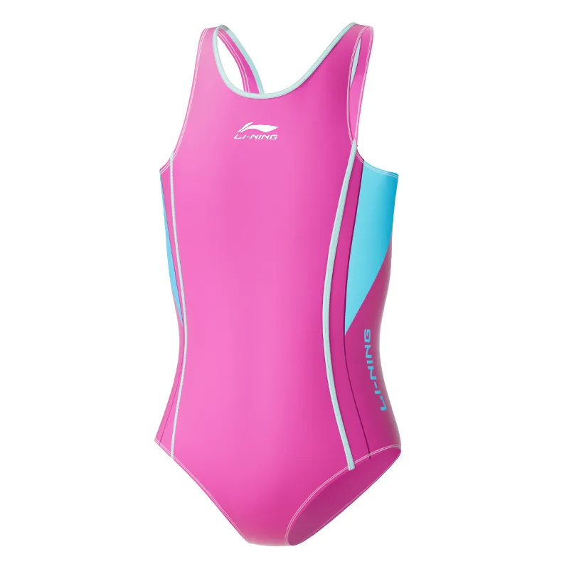 Детский купальник Li-Ning, розовый