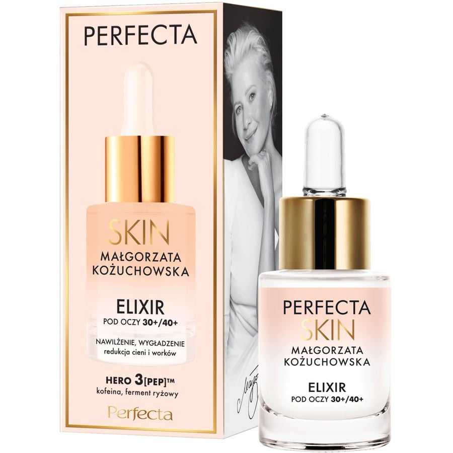 

Perfecta Skin Małgorzata Kożuchowska Эликсир увлажняющий и разглаживающий под глазами и на веках 30+/40+