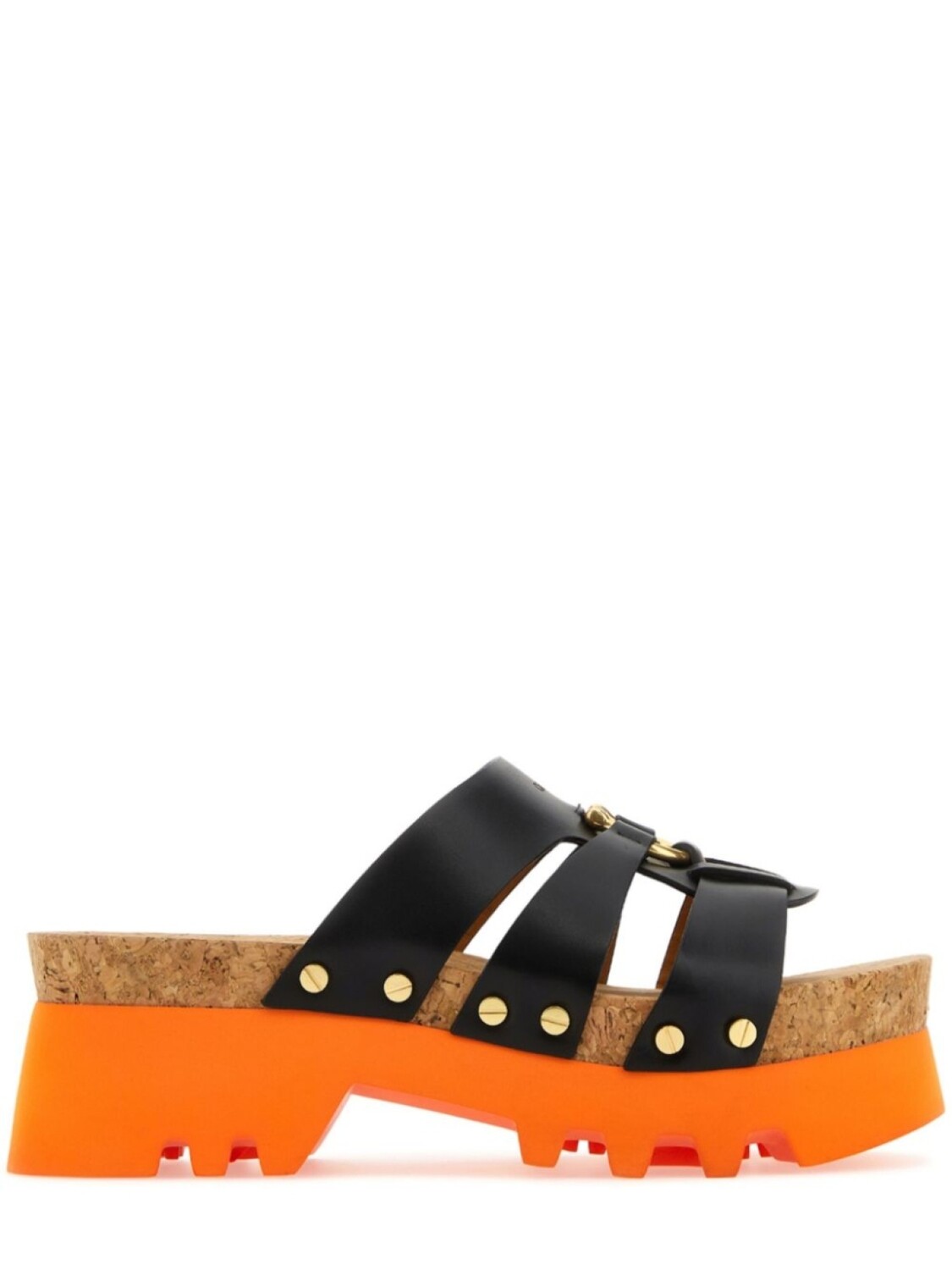 

Chloé сандалии из кожи на платформе, черный