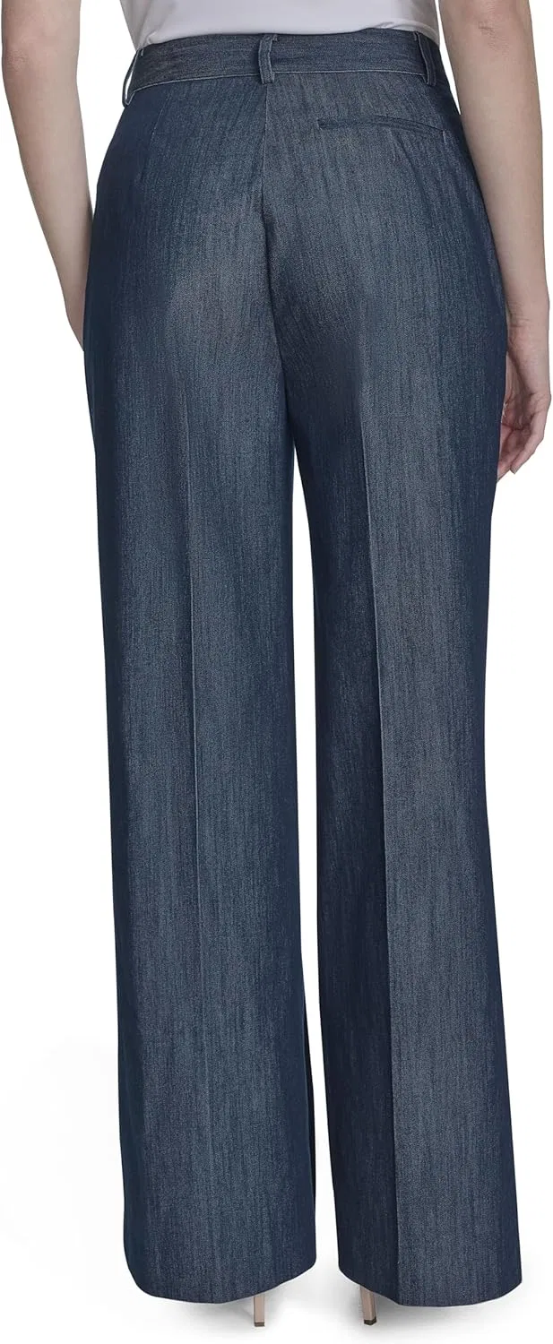 Брюки широкие Tommy Hilfiger, Navy — фото 4