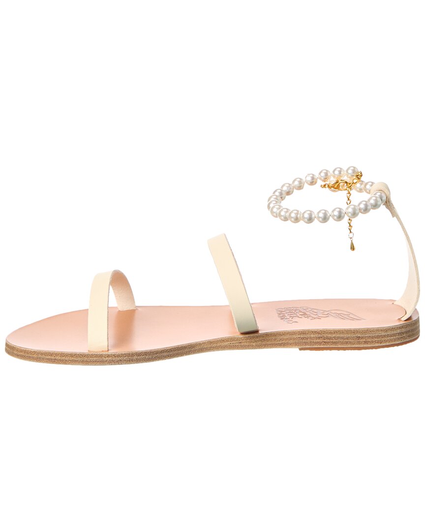 Древнегреческие сандалии Smirni Кожаные сандалии Ancient Greek Sandals, белый — фото 2
