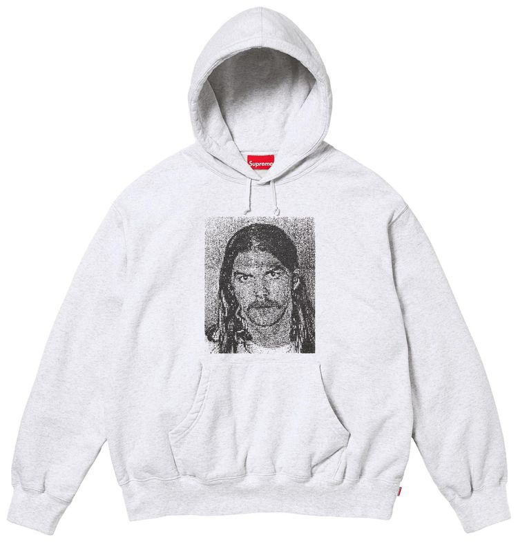 

Толстовка Supreme x Dash Snow Hooded Sweatshirt, серый