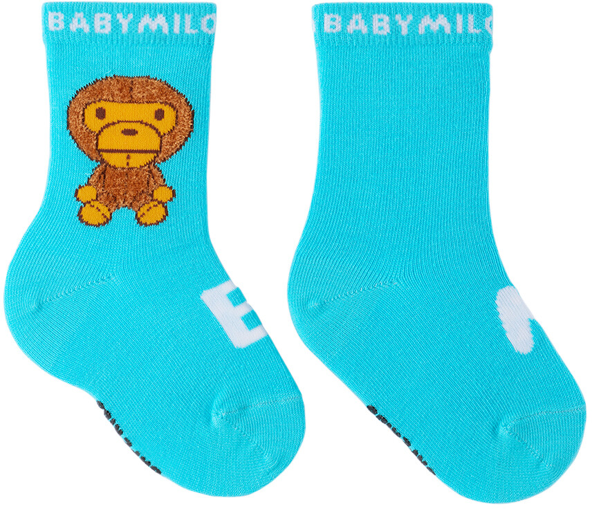 

Детские синие носки Milo Baby BAPE, Синий, Детские синие носки Milo Baby BAPE