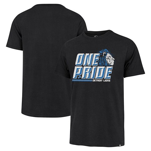 

Мужская футболка '47 Detroit Lions Regional Franklin черная Unbranded