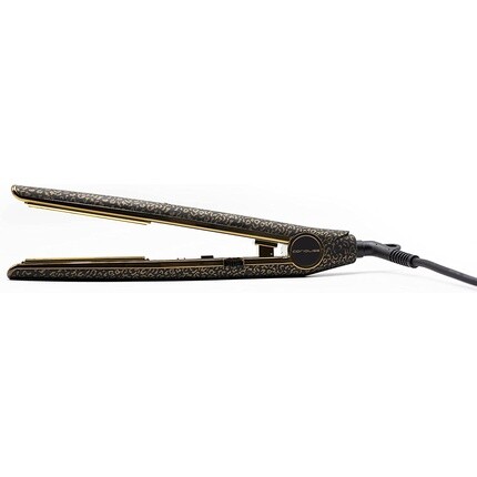 Выпрямитель для волос C1 Профессиональные титановые пластины Flat Iron Leopard Gold Soft Touch - вилка стандарта Великобритании, Corioliss — фото 2