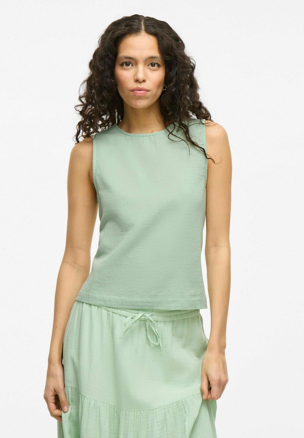 

Топ RUNDHALS - Blouse VILA, цвет Silt Green
