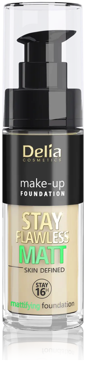 

Матирующая тональная основа для лица 405 Delia Stay Flawless Matt, 30 мл