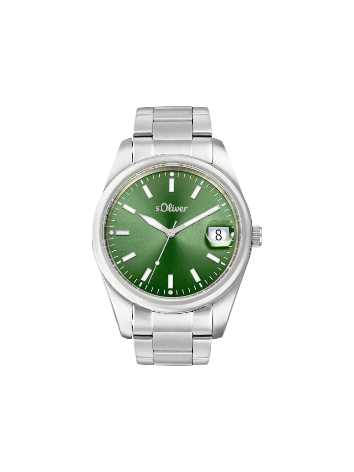 

s.Oliver Кварцевые часы 2037715 серебристого цвета