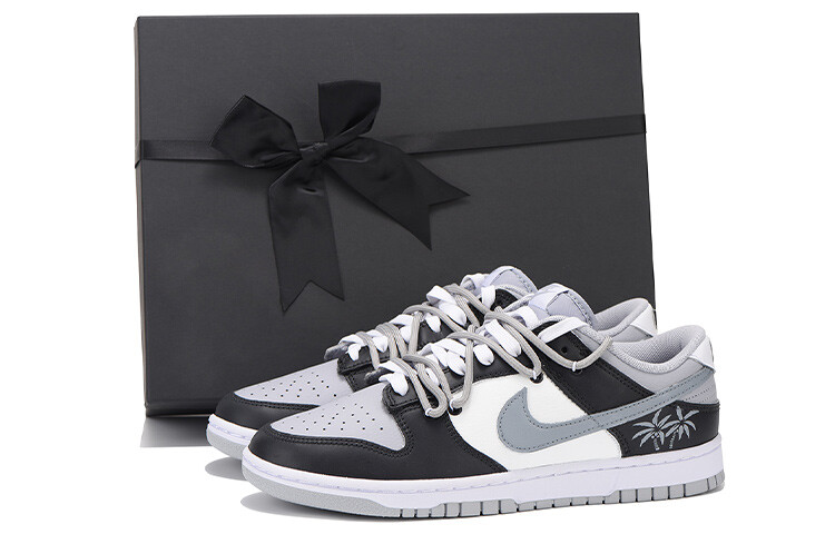 

Кроссовки Nike Dunk Skateboard Shoes Men Low-Top Black Gray