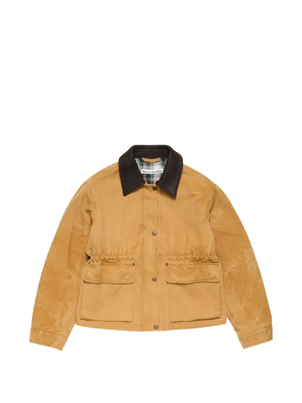 Куртка с воротником на шнуровке Acne Studios, нейтральный