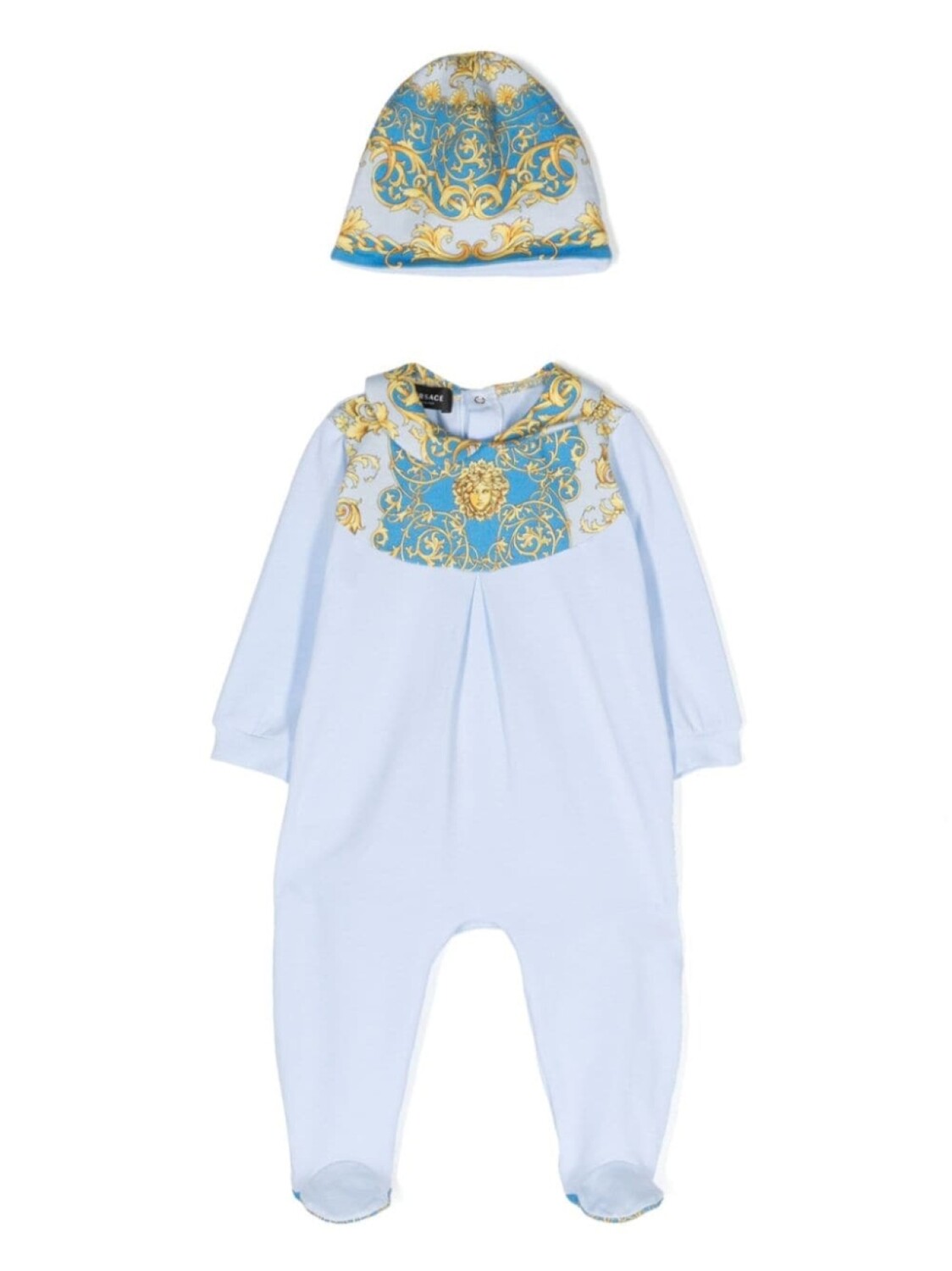

Versace Kids комплект из двух боди с принтом, синий