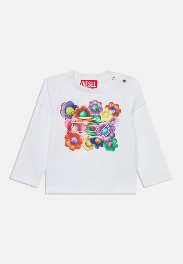 Футболка с длинными рукавами tesbi Diesel, White
