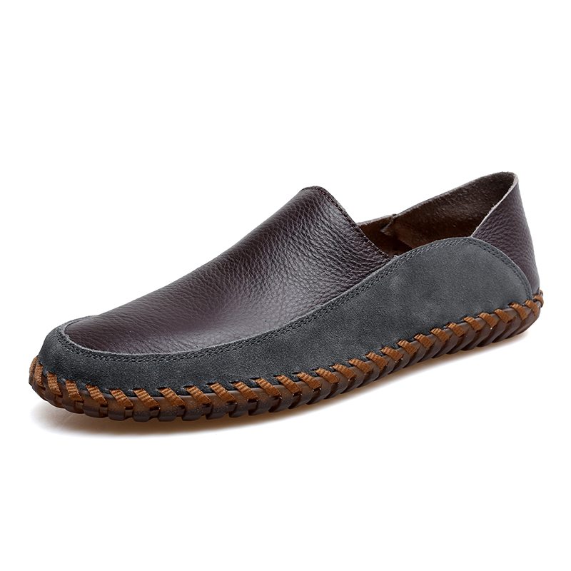 

KUPE Мужские повседневные туфли мужские низкие топы коричневые, цвет Brown