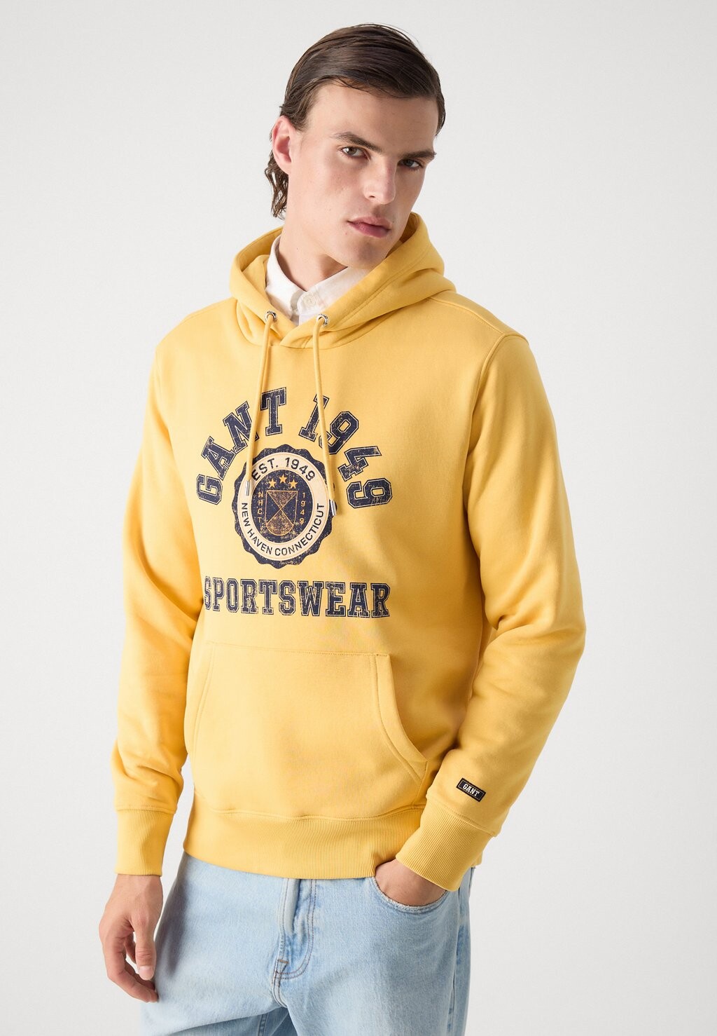 

Толстовка с капюшоном FRONT GRAPHIC GANT, черный
