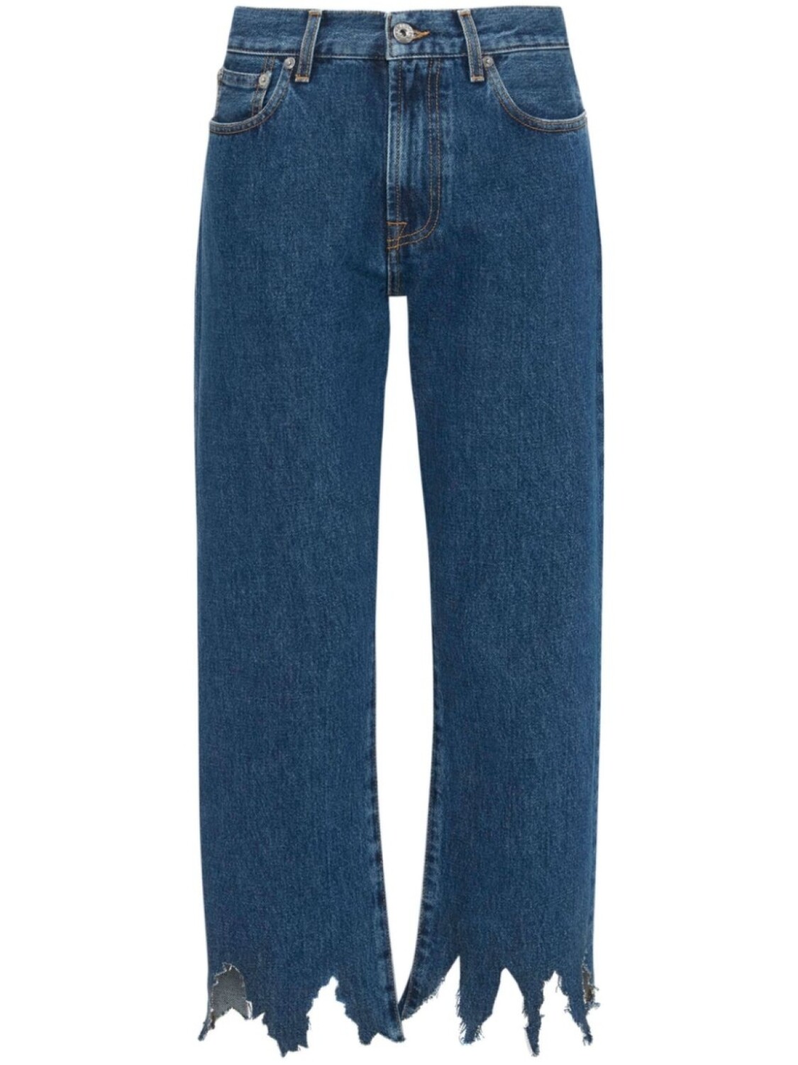 

JW Anderson джинсы с нашивкой-логотипом, синий