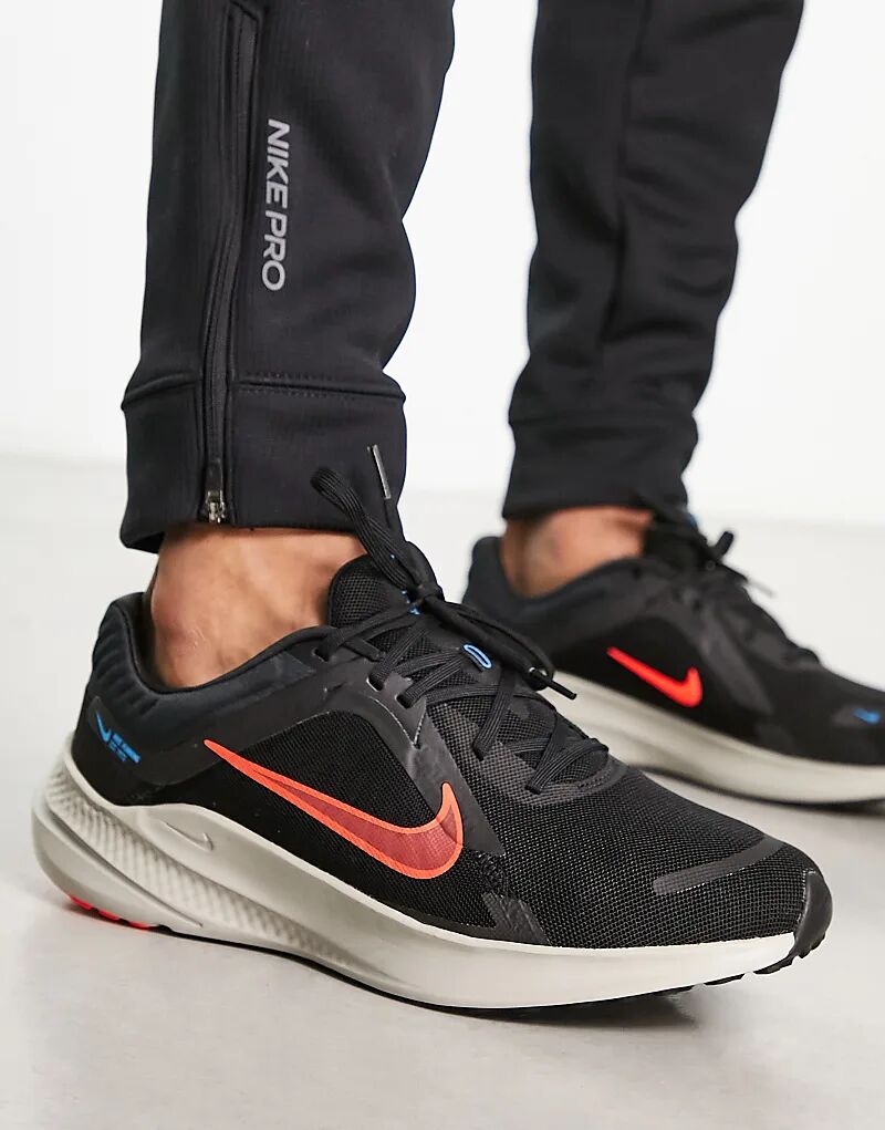 

Кроссовки Quest 5 черного и оранжевого цвета Nike Running