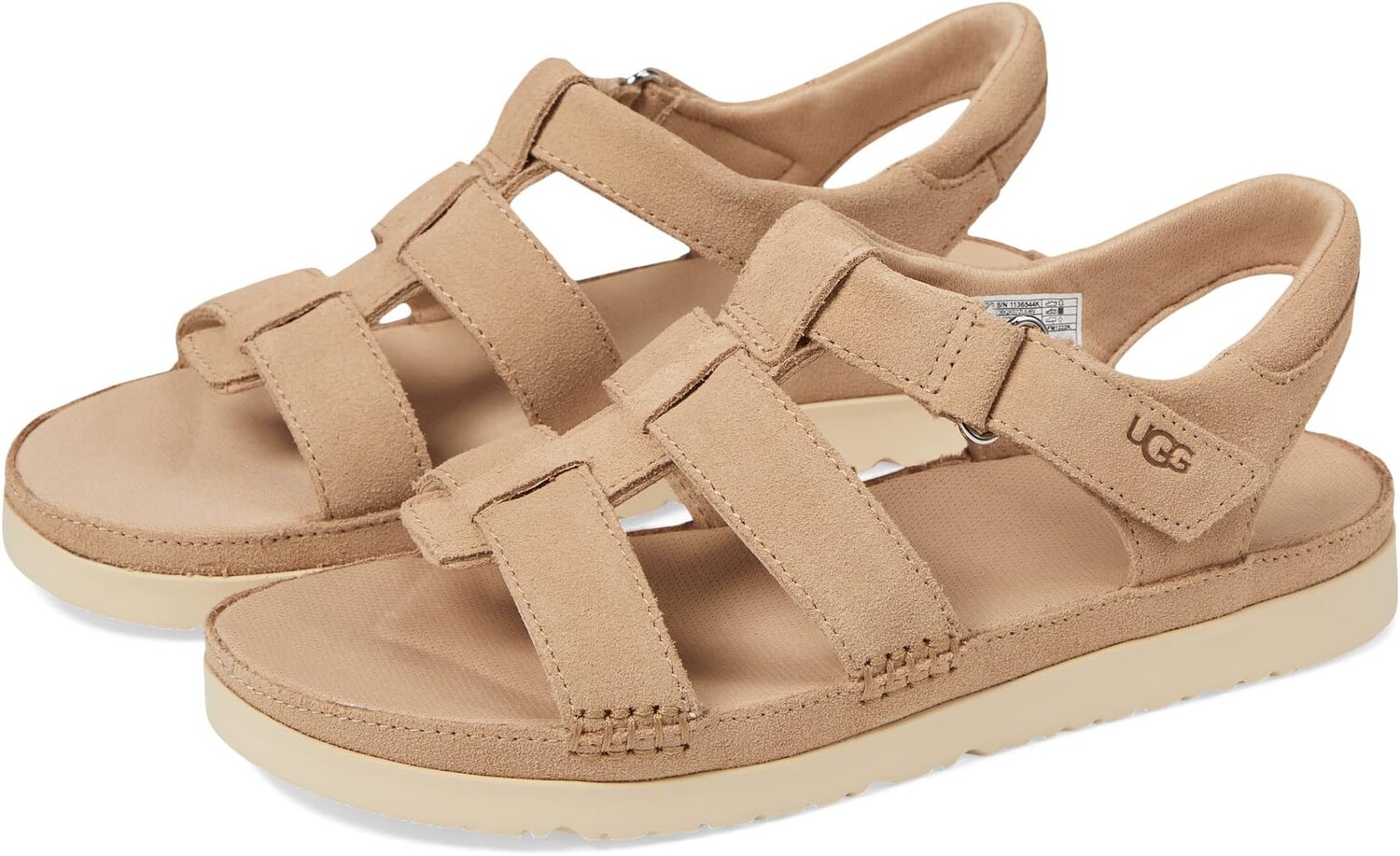 

Сандалии на плоской подошве Goldenstar Strap UGG, цвет Driftwood