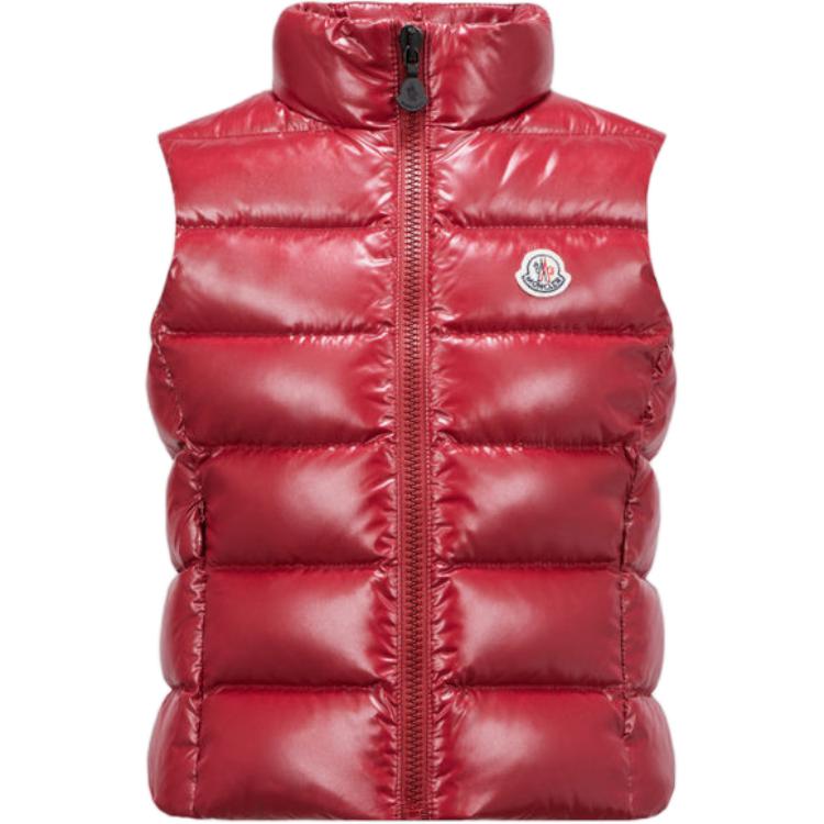 Moncler Пуховый жилет для детей, пуховый жилет Ghany красного цвета для детей — фото 3