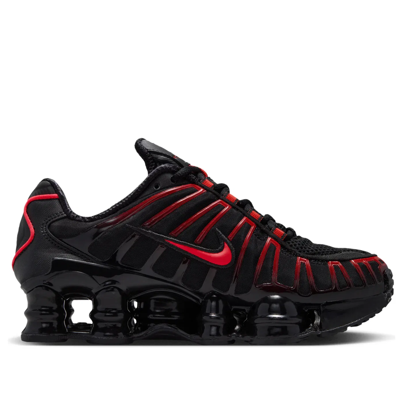 Кроссовки Nike Shox TL 'Black Light Crimson' IO4645-004, черный — фото 2