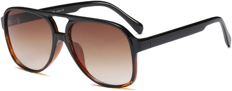 

Солнцезащитные очки Freckles Mark в винтажном стиле ретро 70-х годов для женщин и мужчин, классические большие квадратные очки-авиаторы, модные очки, Gradient Brown/Tortoise