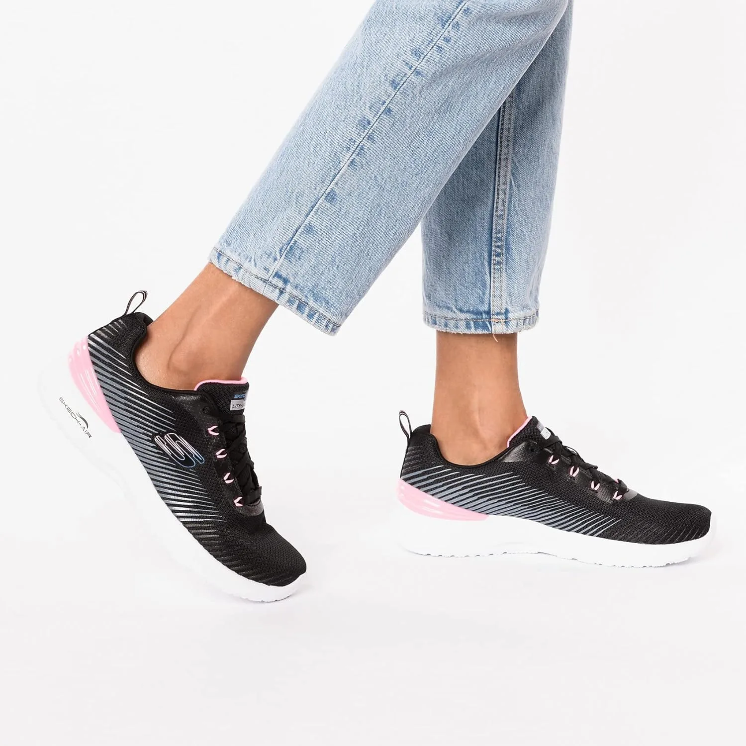 Мужские кроссовки Skechers Skech-air Dynamight - черные — фото 2