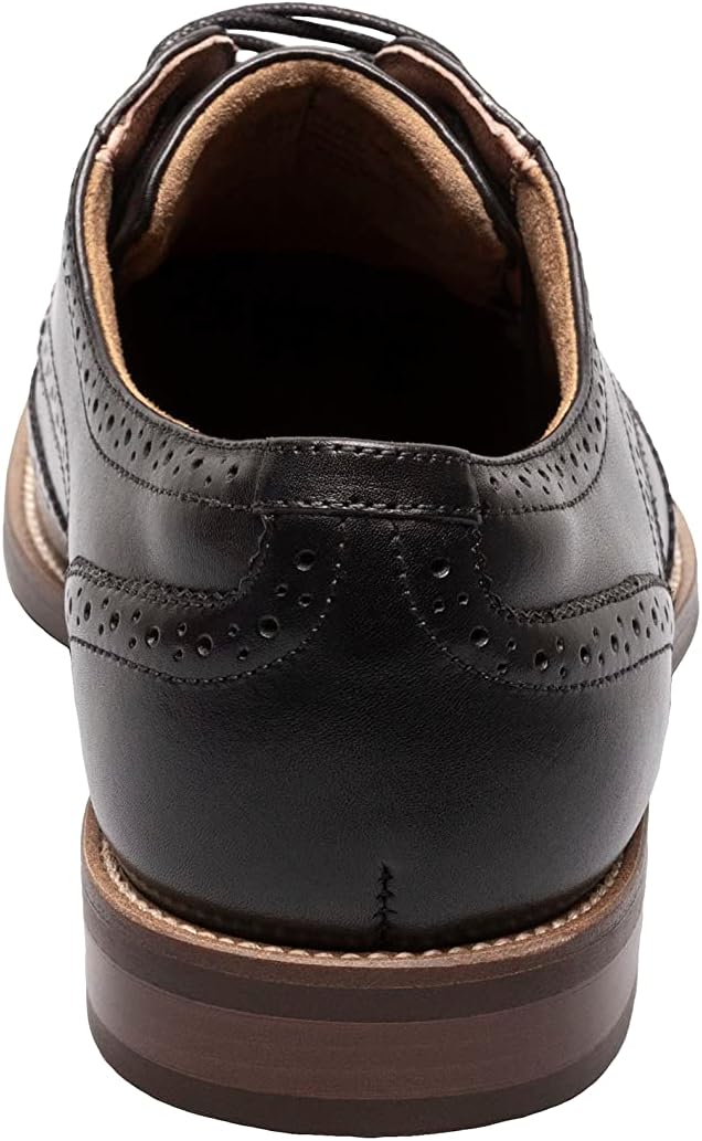 Мужские оксфорды Florsheim Rubano с крыльевыми носками, черный — фото 3
