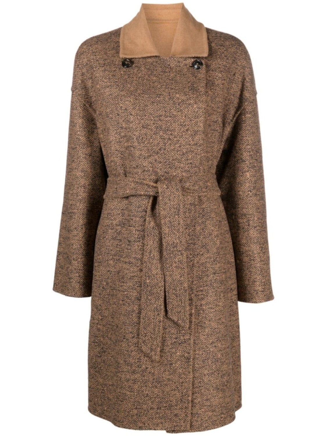 

Max Mara двустороннее пальто, коричневый