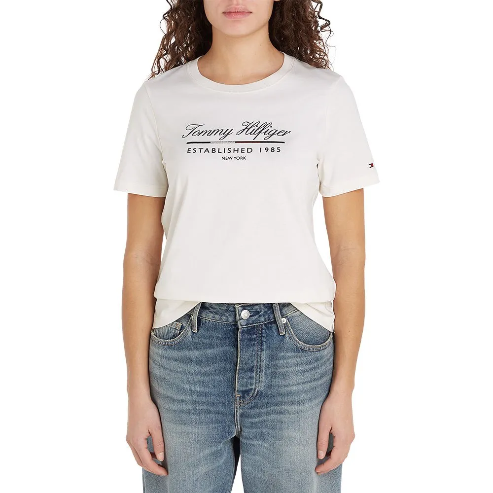 

Футболка Tommy Hilfiger Reg Script Graphic, белый